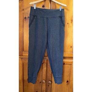 Lululemon Joggers Women's 10 Gray Cotton Yoga Sweat Pockets Lounge Pants Soft